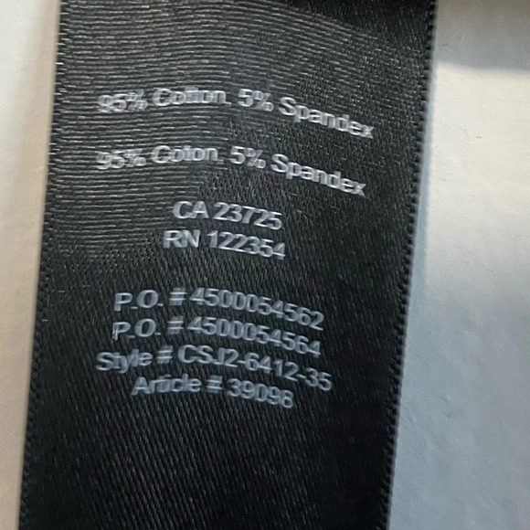 Aritzia Talula Salt & Pepper Grey Cotton Leggings - Size Small - Picture 7 of 7